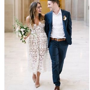 NWT Self Portrait Azaelea Dress - White